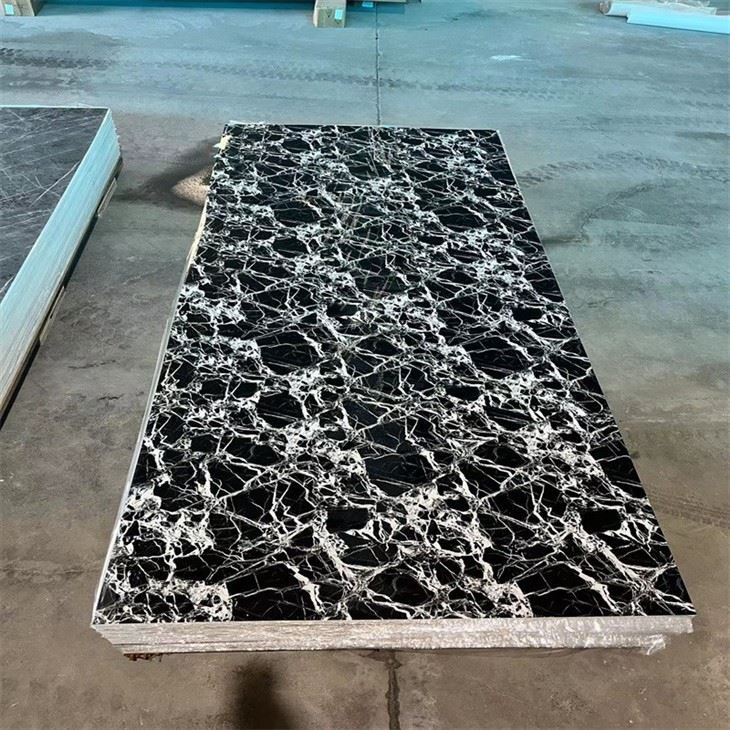 1220mm*2440mm*3mm Waterproof Fireproof Pvc Marble Sheet