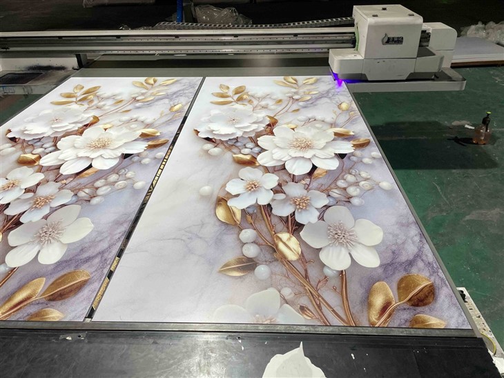 5D Printing Pvc Marble Sheet Decoration
