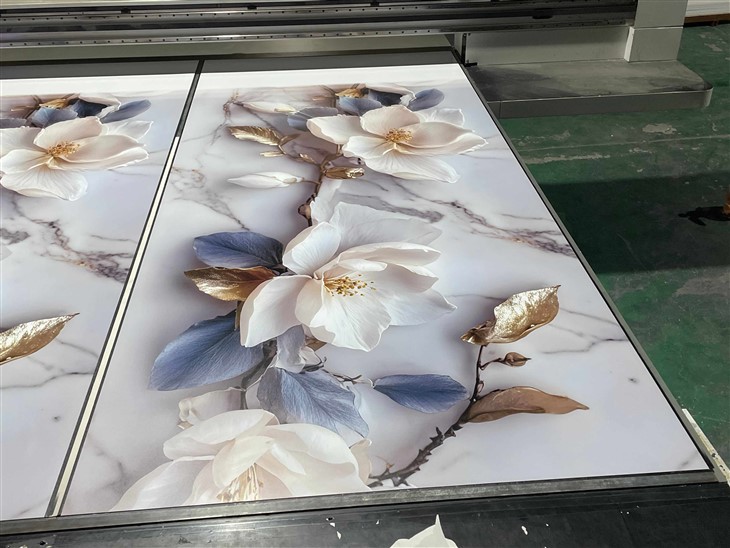 5D Printing Pvc Marble Sheet Decoration