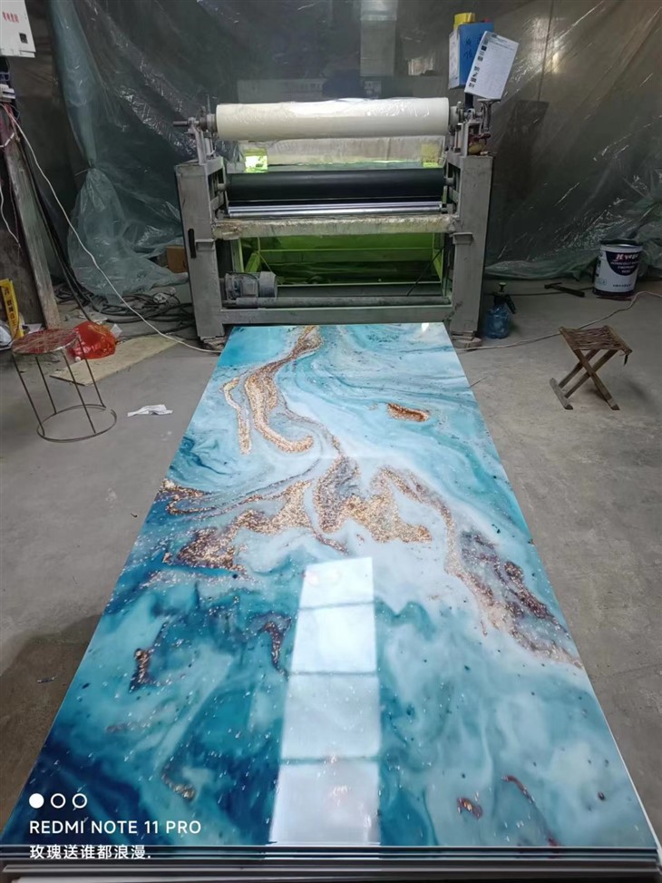 Flexible High Glossy Uv Marble Sheet