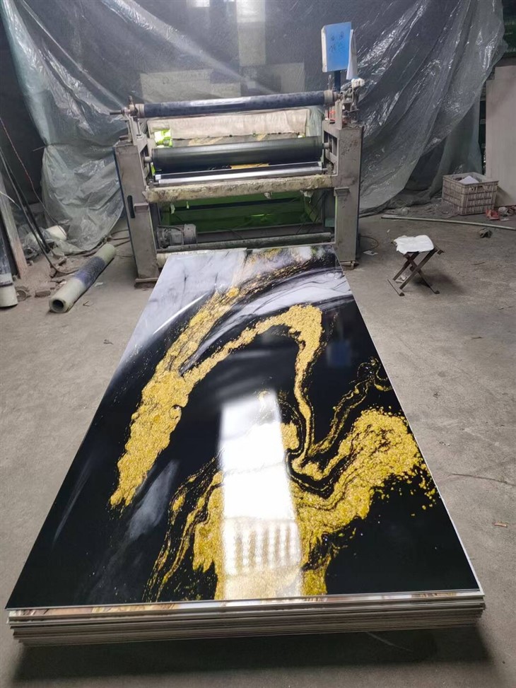 Flexible High Glossy Uv Marble Sheet
