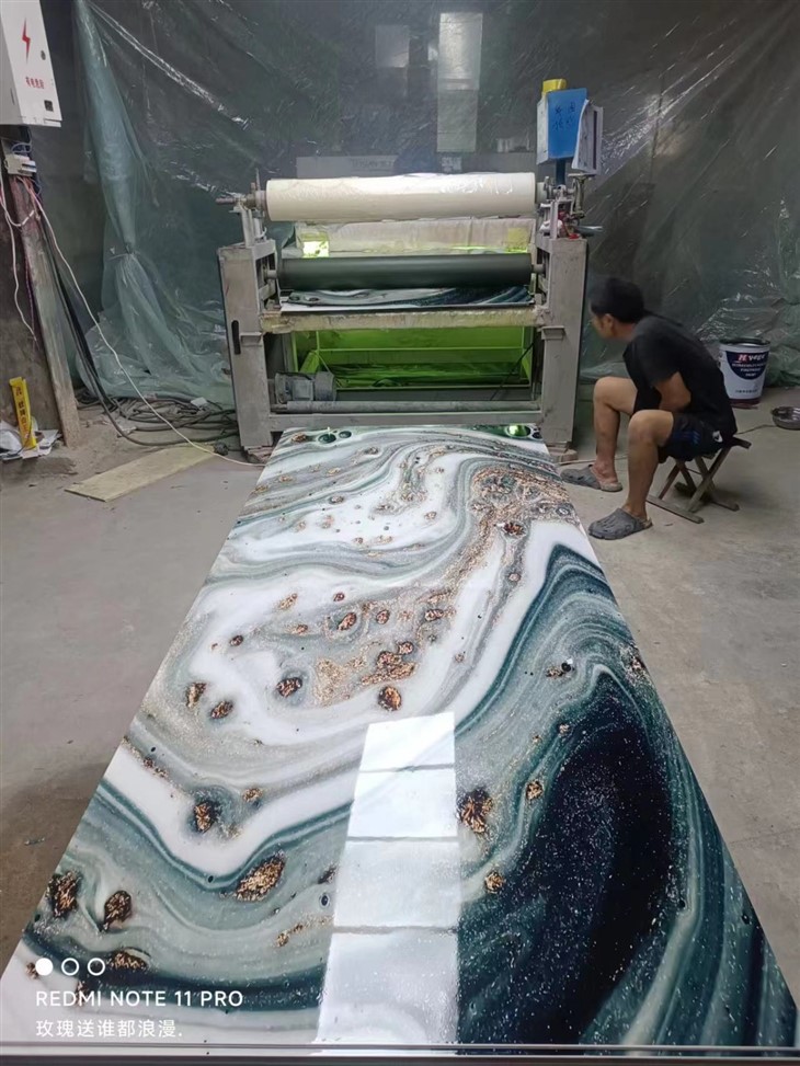 Flexible High Glossy Uv Marble Sheet