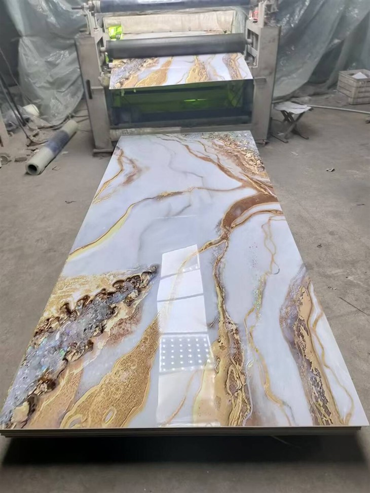 Flexible High Glossy Uv Marble Sheet