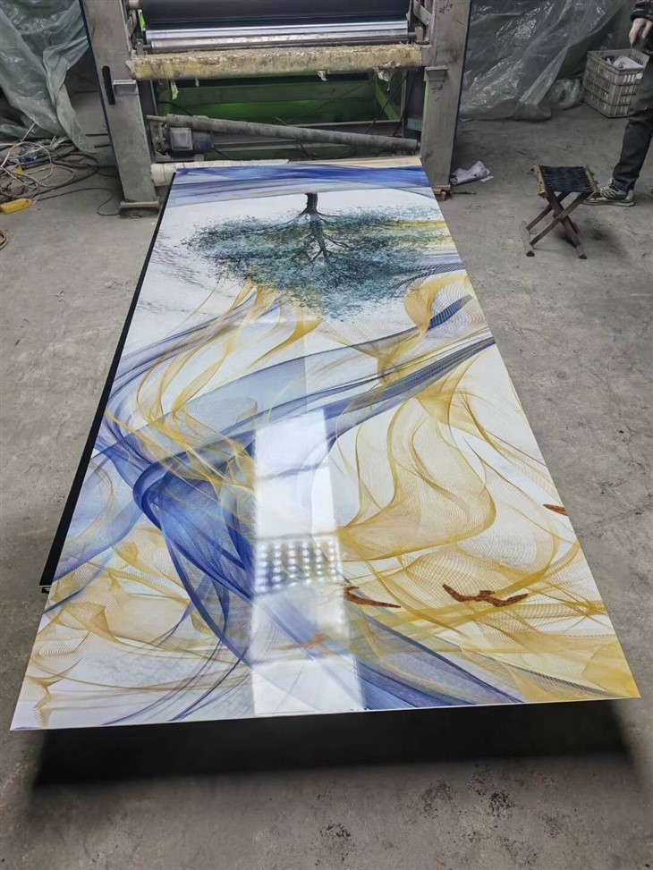 Flexible High Glossy Uv Marble Sheet