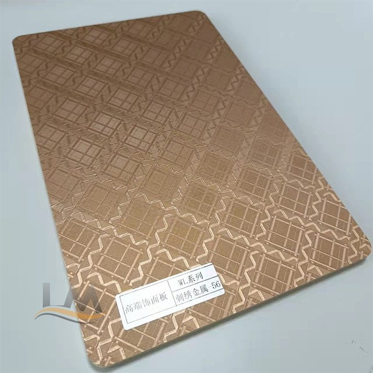 Metal Wpc Wood Veneer