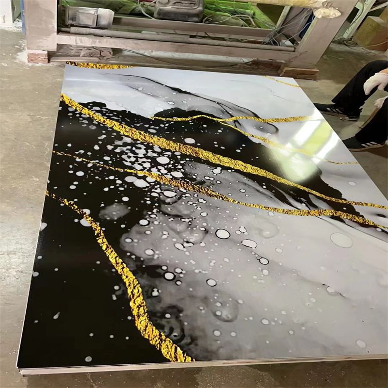 Pvc Marble Uv Panel For Wall Decoration