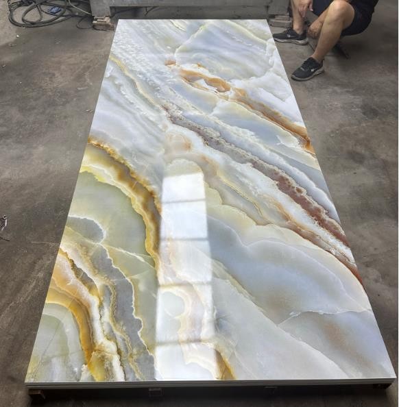 Flexible High Glossy Pvc Marble Uv Board