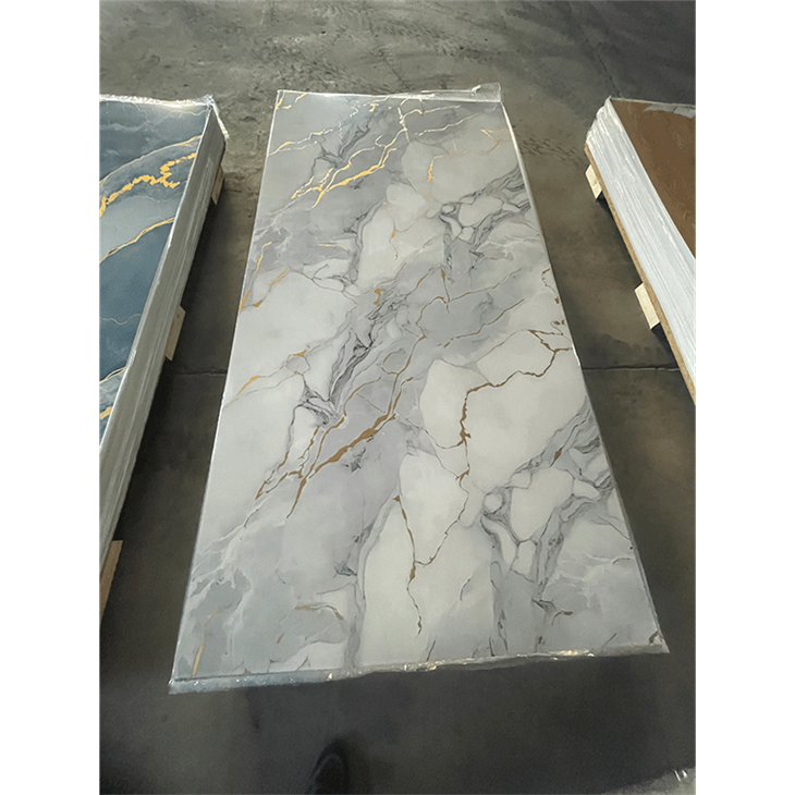 1220mm Width 2800mm Length Pvc Marble Sheet