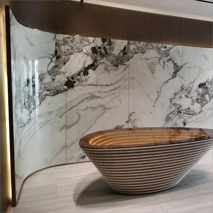 Wood Veneer Background Wall