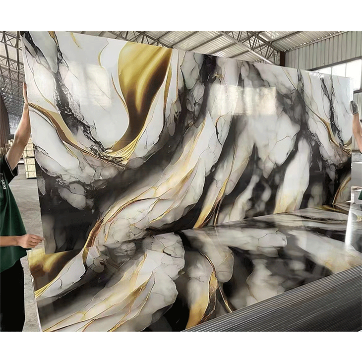 New Pattern Charcoal Wood Veneer Panel