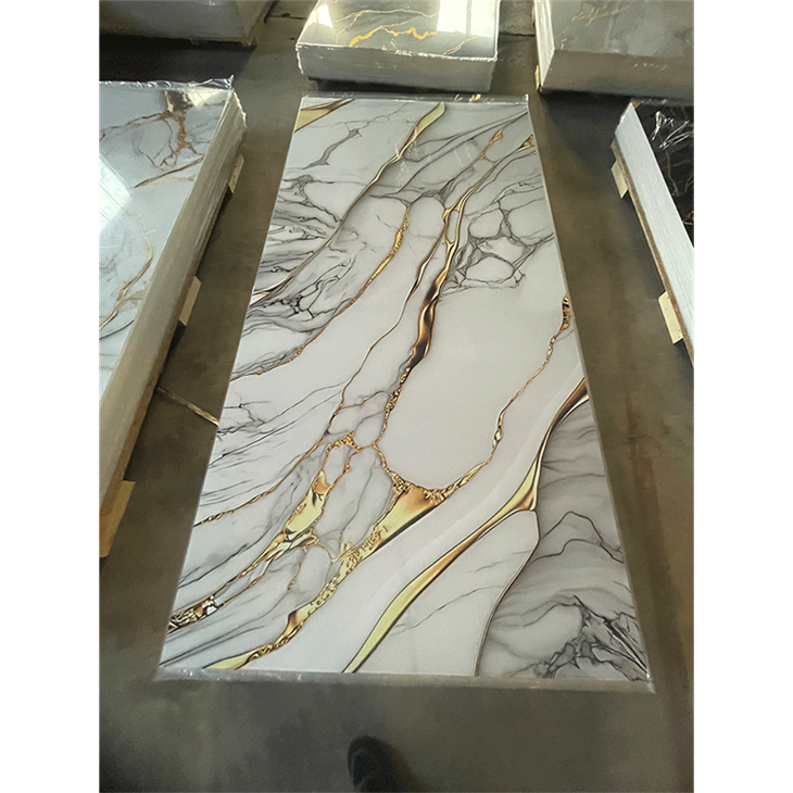 Waterproof Fireproof PVC Marble Wall Panel
